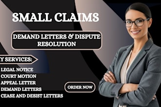 draft small claim demand letter court letter dispute legal letter