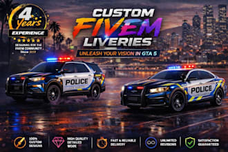 develop serious fivem rp with custom scripts,vehicles,mlos,maps,clothing,jewelry