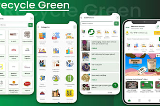 develop saas ai recycling app, waste management app, recycling software
