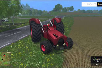 create custom farming simulator maps and tractor for farming