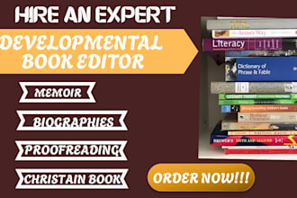 developmental book editor, edit christian ebook, proofread memoir or biography