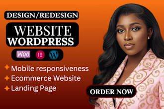 create and build wordpress website and revamp wordpress website