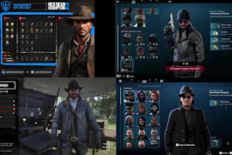 create redm server,fivem server,fivem mlo,fivem script or esx qbcore,clothes,gun