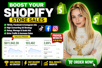 boost shopify sales setup with dropshipping and ecommerce marketing fb ig ads