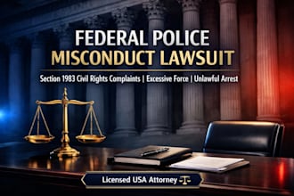 draft a federal police misconduct and section 1983 civil rights complaint
