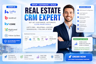 real estate crm lofty crm, boldtrail, kvcore, gohighlevel crm, follow up boss
