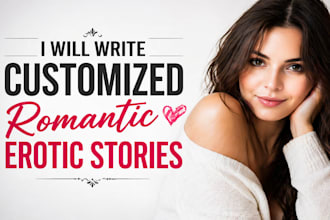 write customized romantic erotic stories