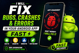 fix bugs, crashes and errors in your android app fast