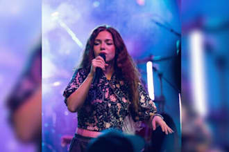 sing as female singer in english french portuguese italian spanish any genre