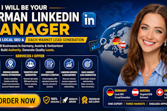 your german linkedin manager for b2b local SEO and dach market lead generation