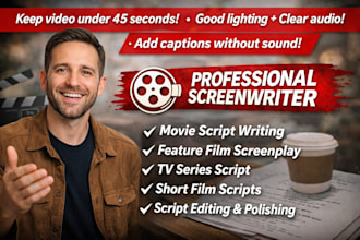 be youtube scriptwriter and social media script writer for ugc scriptwriting