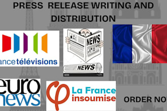 craft and distribute your french press release to french apex medias