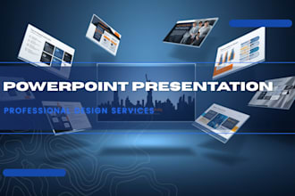 design professional powerpoint presentation ppt slides