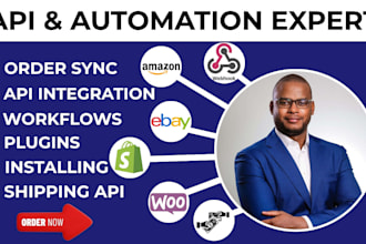 develop shopify API integration, webhook setup, shopify apps, amazon API, ebay