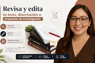 revisa y edita tu tesis, disertacion o propuesta de investigacion