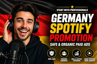 do professional german spotify music promotion