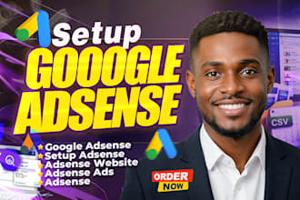 setup google adsense website and adsense ads