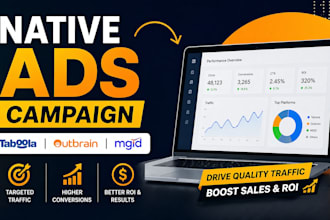 create and optimize native ads campaign taboola outbrain mgid for conversion