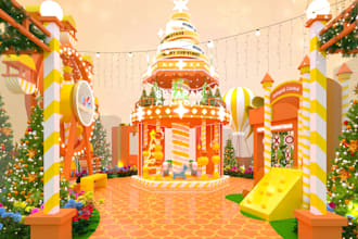 create creative 3d designs for your events