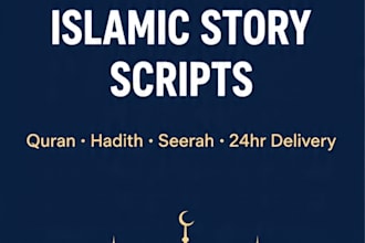 write emotional islamic story youtube script on seerah sahaba