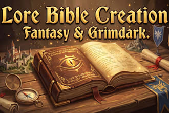 write a grimdark or fantasy lore bible for your novel