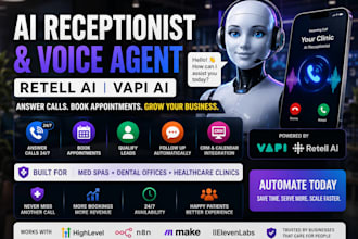 fix ai voice agent ai receptionist retell ai vapi ai automation n8n make bland