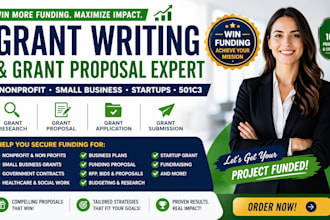 grant writing expert nonprofit grant proposal research application help