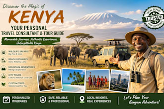 be your personal travel consultant and tour guide in kenya