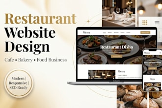 design a stunning restaurant cafe or bakery website that boosts your online sale