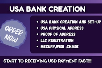 create USA bank mercury wise llc physical address