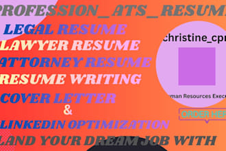 craft legal resume, lawyer resume, attorney, cover letter and resume writing