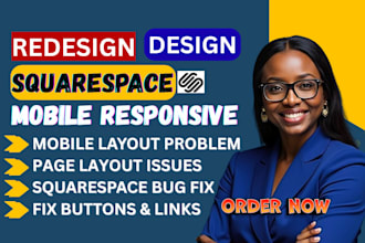 build squarespace website redesign squarespace web design website development