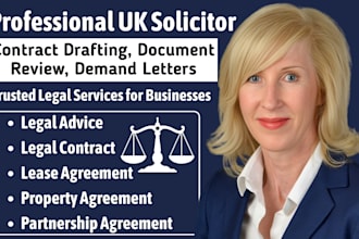 be your uk solicitor, legal document, contract drafting, intellectual property