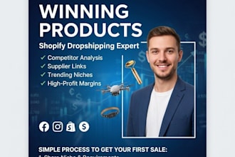 find 3 viral winning products for your shopify store with competitor analysis