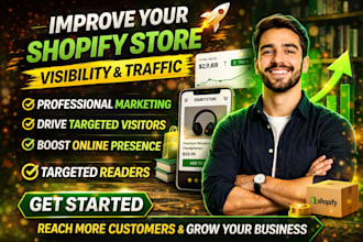 do shopify marketing to improve store visibility and reach audience