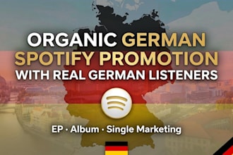 do organic german spotify promotion with real german listeners