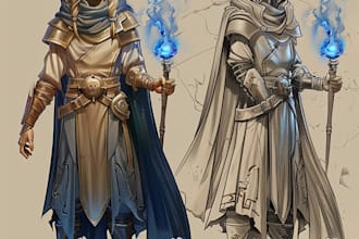 illustrate dnd character illustration