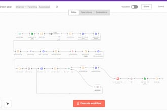 develop n8n workflow automation ai agents API integration docker vps setup