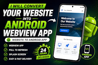 convert your website into android webview app
