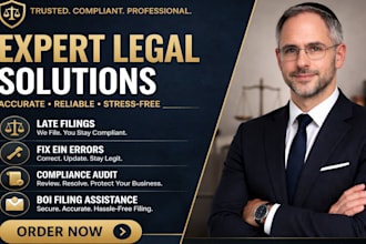 fix your llc compliance issues late filings, boi, ein errors
