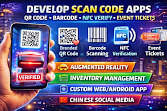 develop ocr ai scan code branded qr code back code bar code scanning app