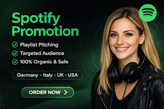 promote your spotify music in germany and italy with targeted campaign