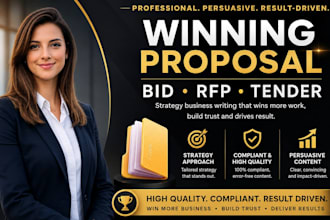 write winning bid proposals, rfp responses and tender proposals