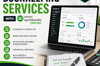 do accounting and bookkeeping using quickbooks