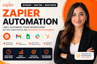 automate business workflows with zapier, make ai, hubspot, airtable, mailchimp