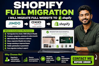 convert migrate jimdo oxid shop jimdo website to shopify website store migration