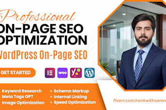 optimize wordpress website on page SEO with schema and meta tags