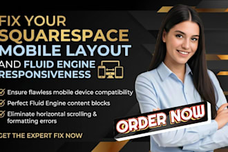 fix your squarespace website mobile layout and fluid engine responsiveness