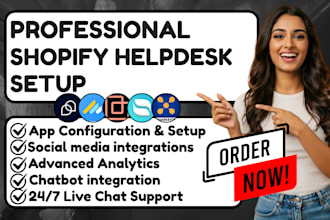 setup shopify helpdesk gorgias tidio reamaze willdesk botspace commslayer crisp