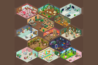 isometric pixel game assets pixel art character pixel  art tileset 2d game asset